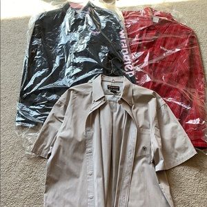 Long & Short sleeve button up shirts